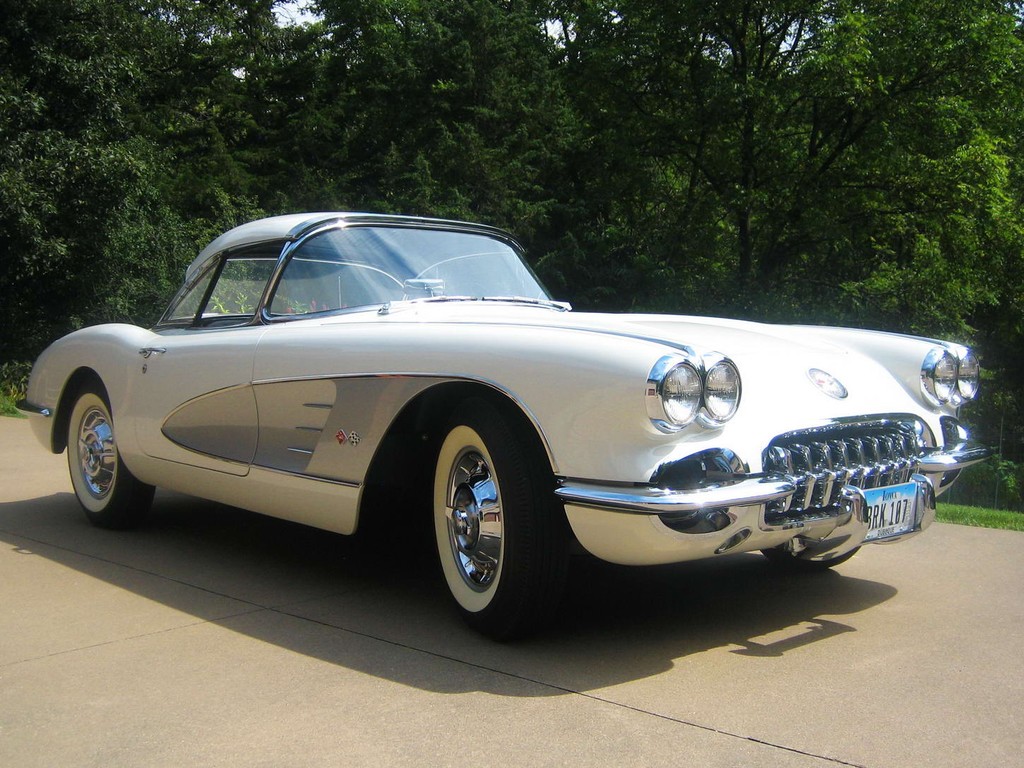 1958 corvette model car