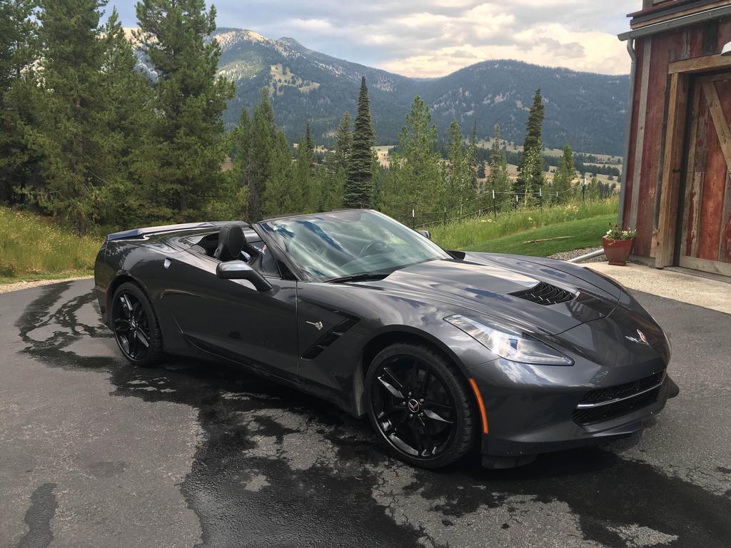 FS 2014 Cyber Gray Corvette Convertible in MT 53,900